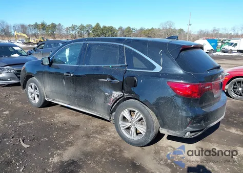 2020 Acura Mdx Standard from USA, damaged, VIN 5J8YD4H31LL040699